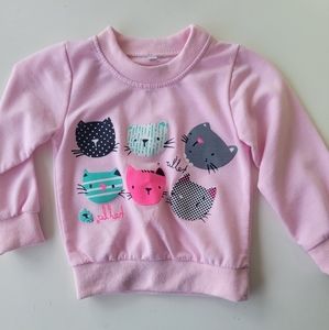 Pink Kitty Sweatshirt